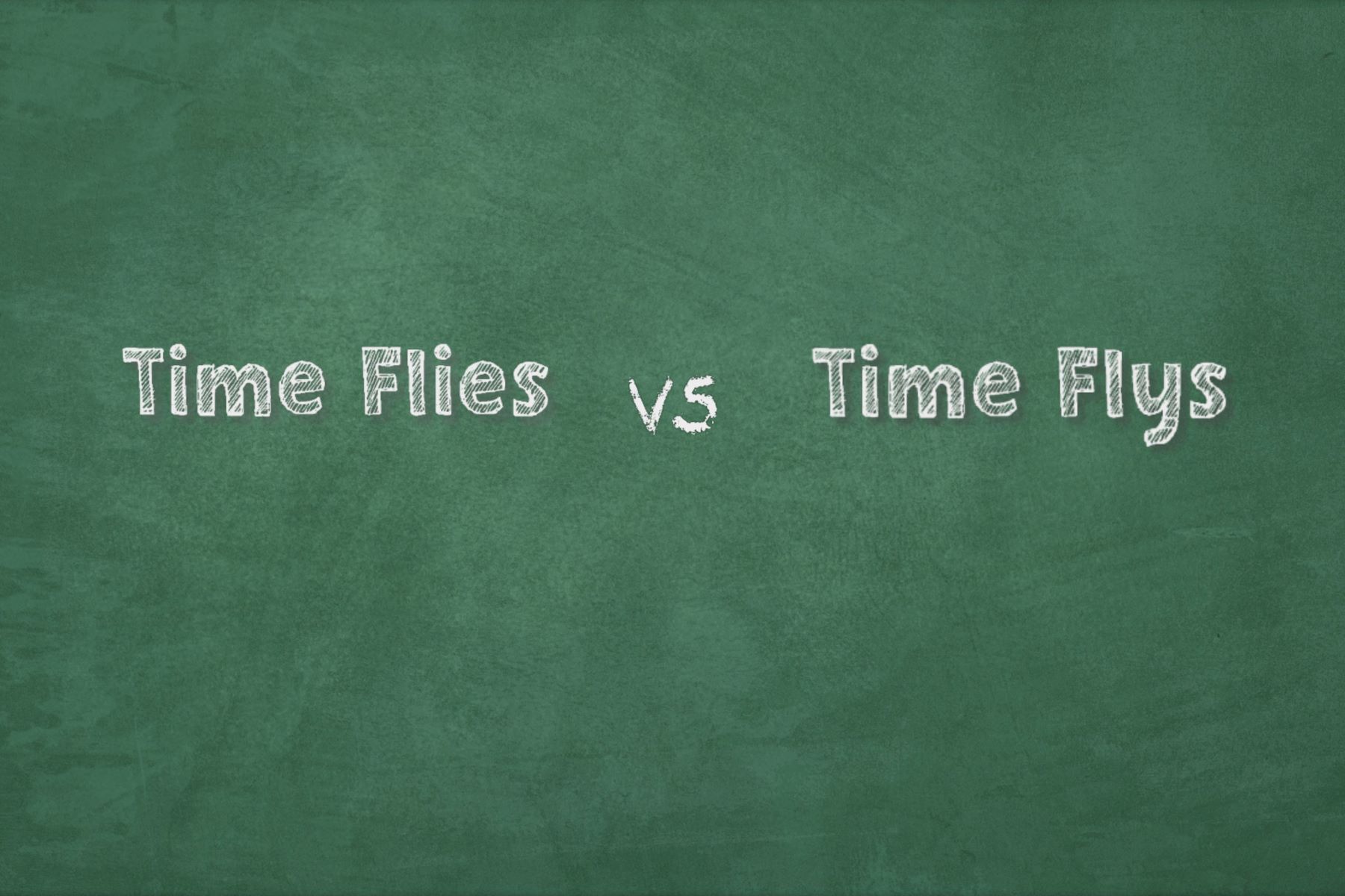 Discover The Surprising Reason Behind 'Time Flies' Instead Of 'Time Flys'!