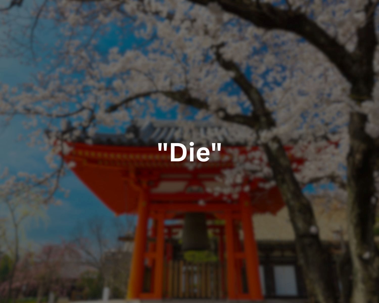 How To Write “Die” In Japanese And Discover Related Words