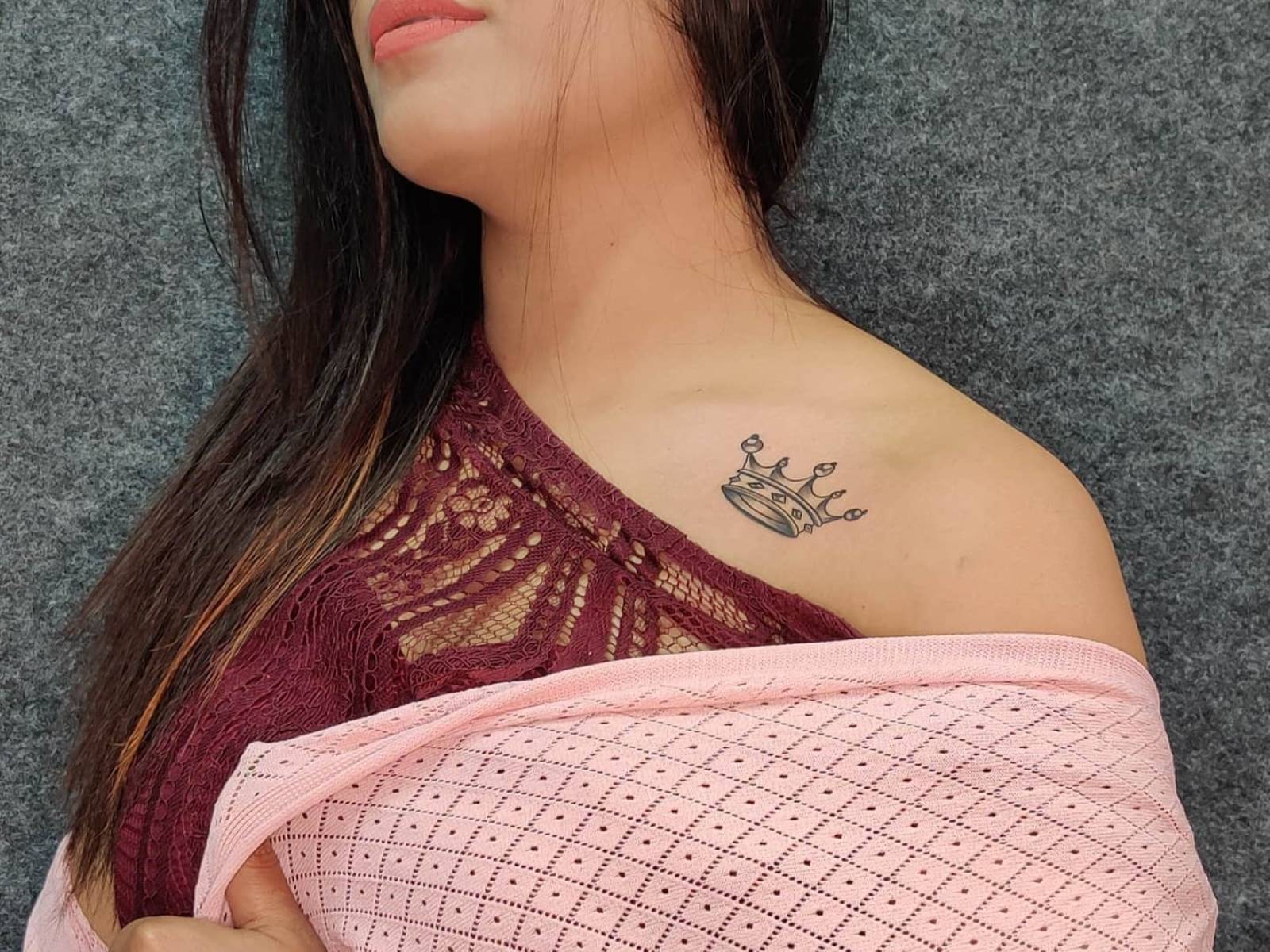The Hidden Meaning Behind A Girl's Shoulder Crown Tattoo Revealed!