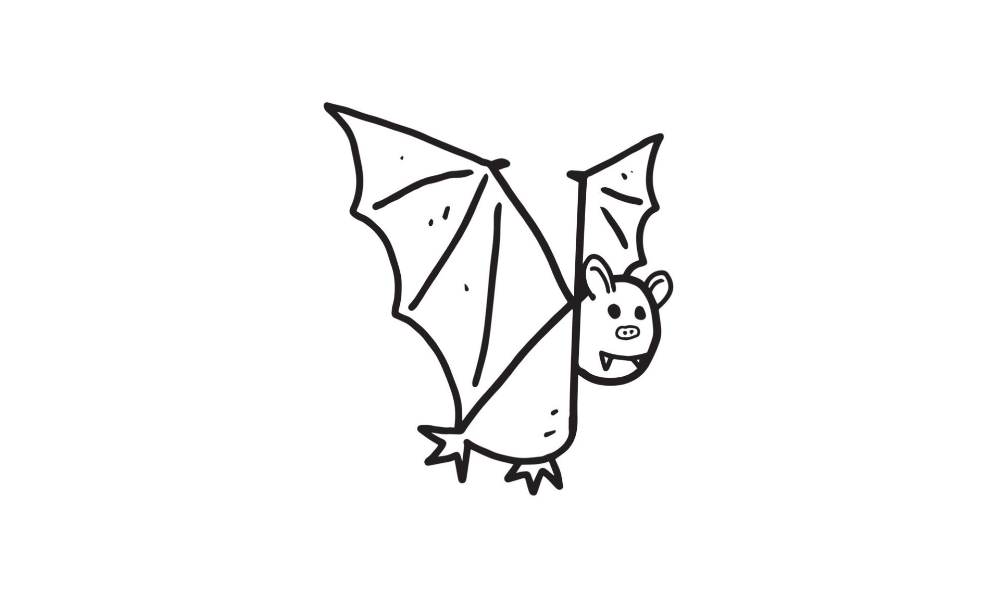How To Draw A Bat For Beginners