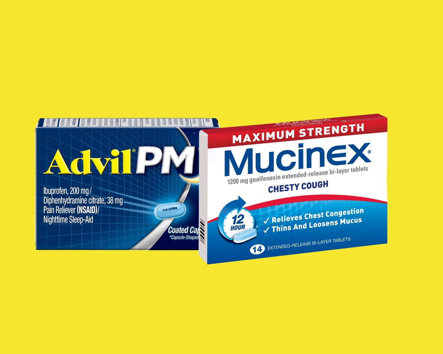The Ultimate Cold And Pain Relief Combo: Mucinex And Advil PM - A Match Made In Medicine Heaven!