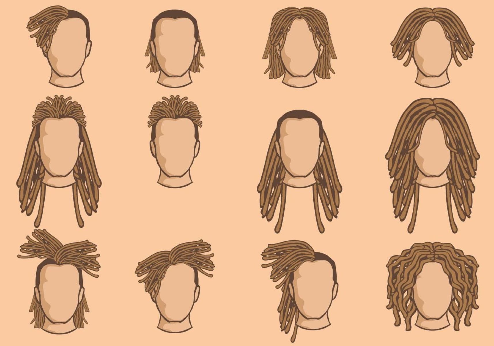 How To Draw Dreads